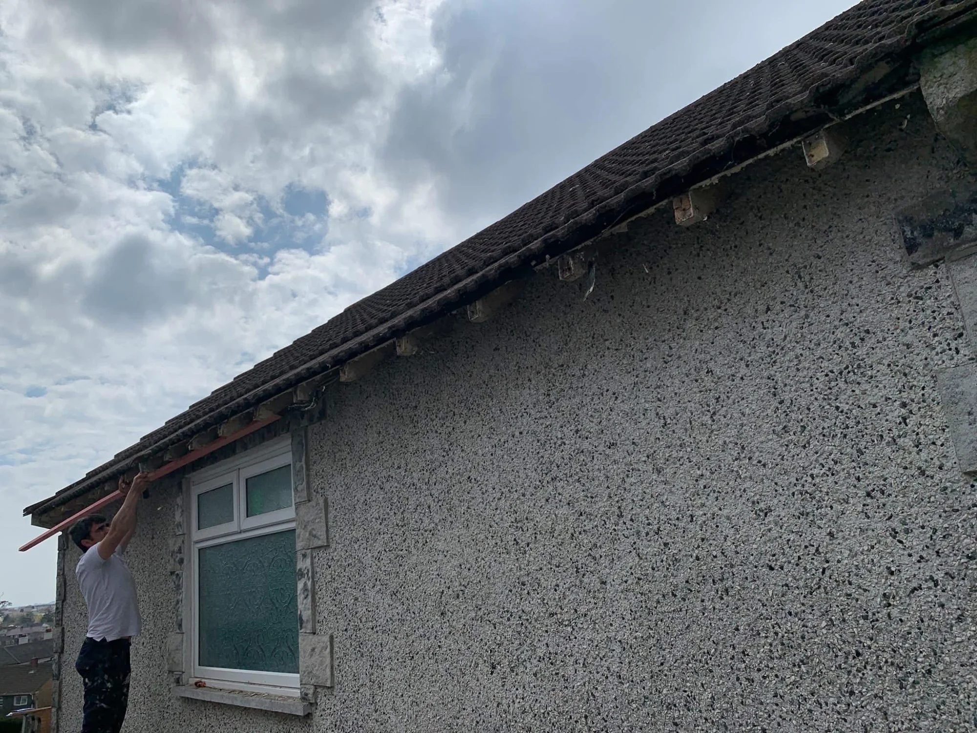Storm damage roof repairs in Launceston