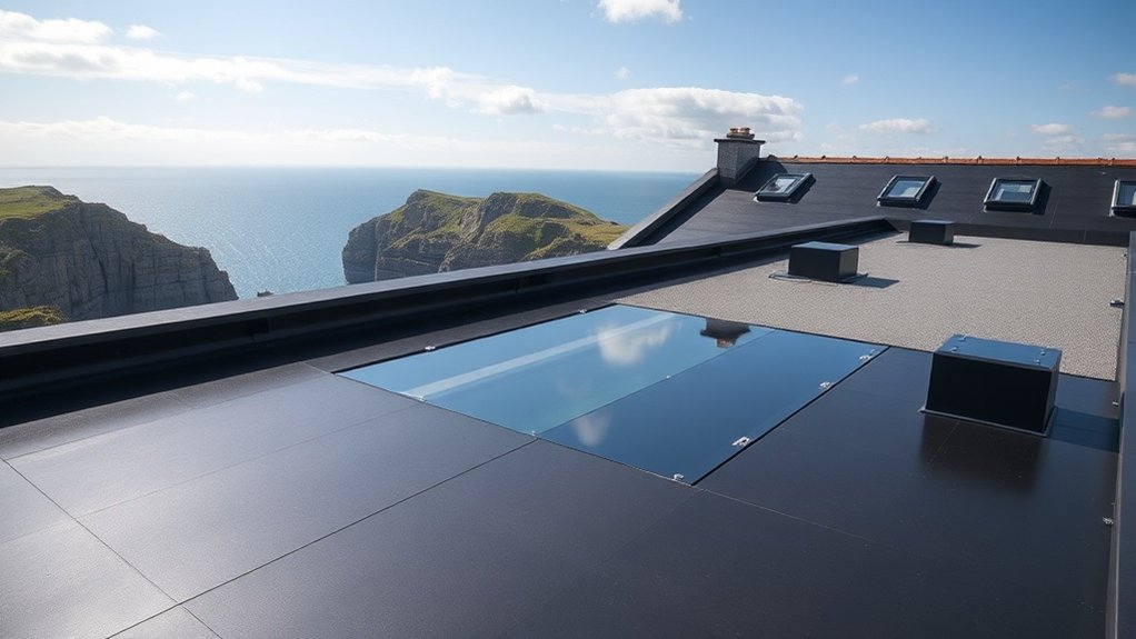 Flat roof installation in Launceston